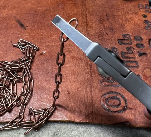Susan LeGuyader's Altering an Existing Chain - From Paperclip to Petal Links - , Contemporary Wire Jewelry, Making Chain, Chain Making , Design, Do not be afraid to modify